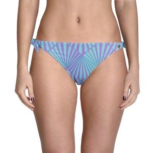 Raisins Aqua Swirl Print Bikini Bottom